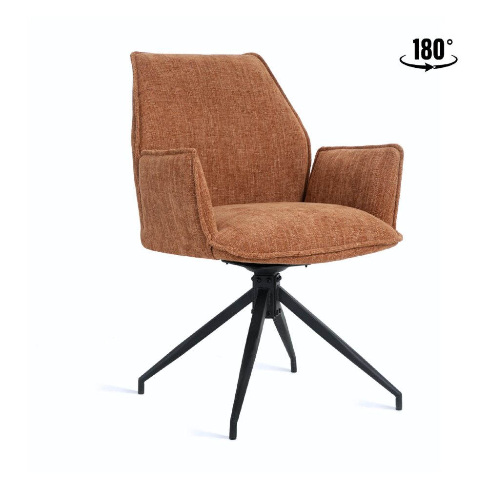 draaibare eetkamerstoelen met armleuning Emmy afbeelding 1