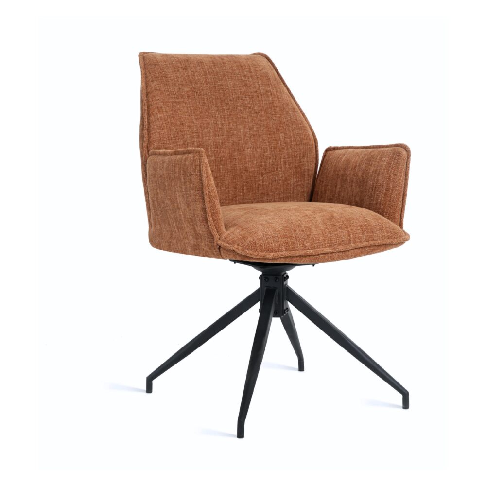 draaibare eetkamerstoelen met armleuning Emmy afbeelding 2
