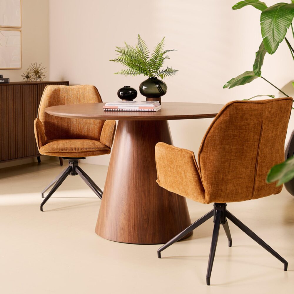 draaibare eetkamerstoelen met armleuning Emmy afbeelding 9