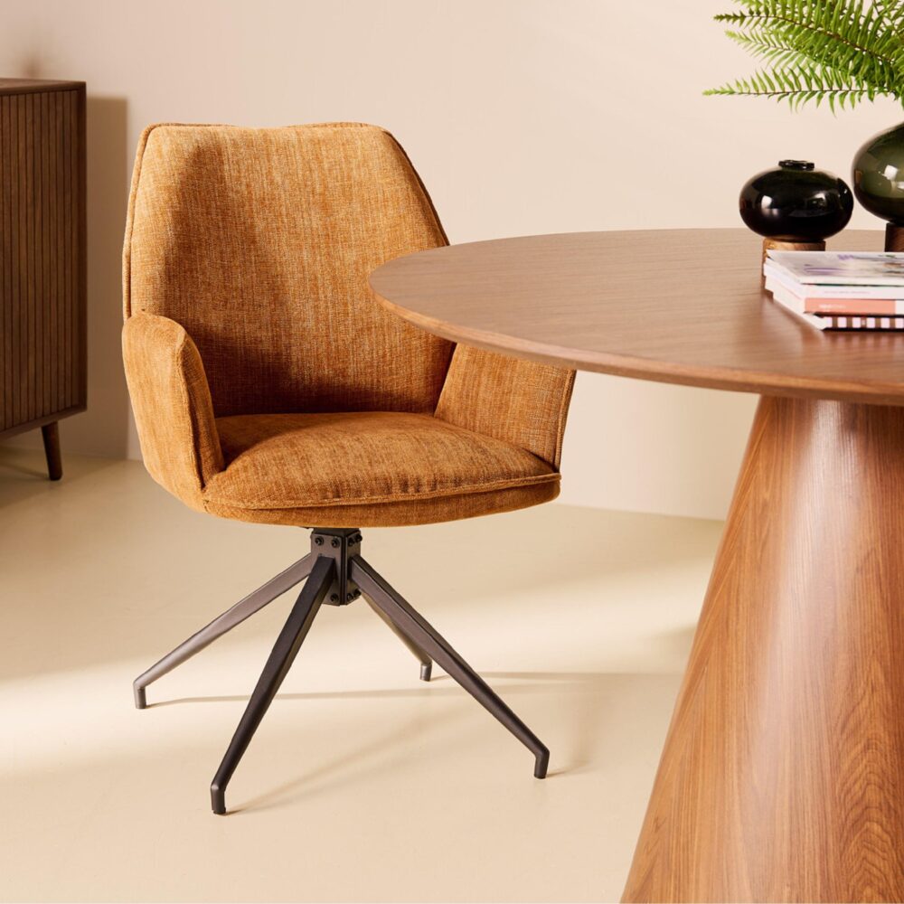 draaibare eetkamerstoelen met armleuning Emmy afbeelding 8