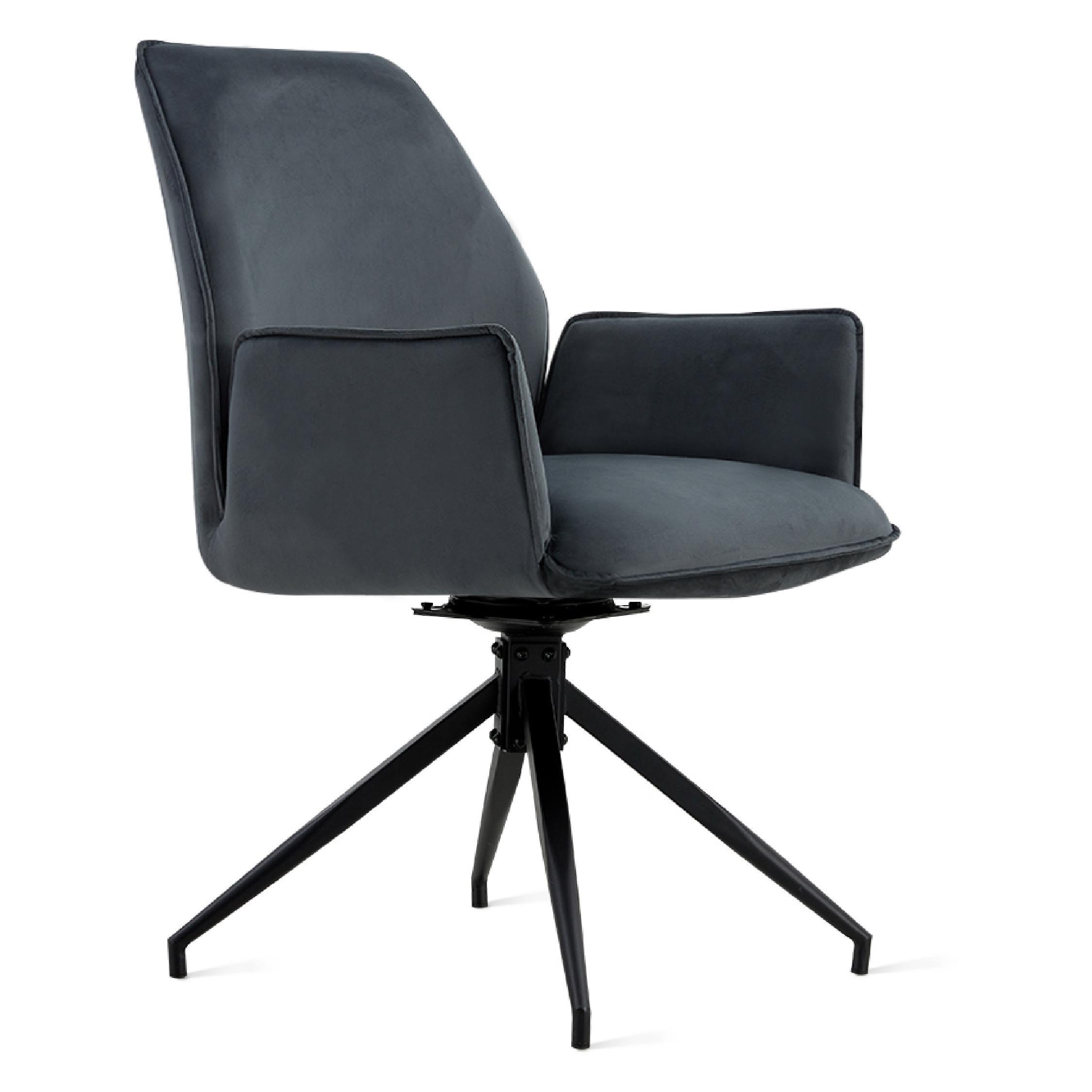 draaibare velvet eetkamerstoelen met armleuning Emmy afbeelding 4