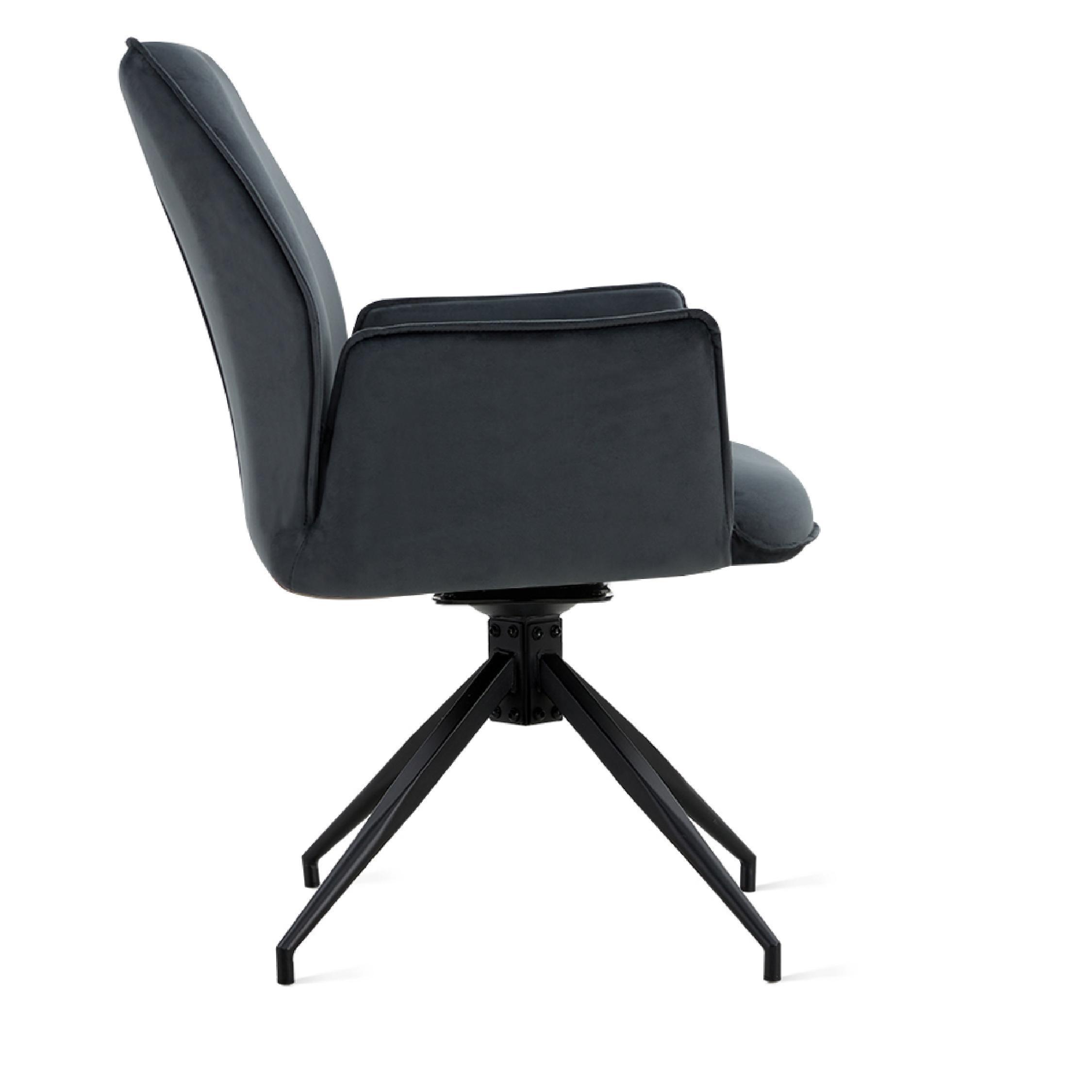 draaibare velvet eetkamerstoelen met armleuning Emmy afbeelding 5