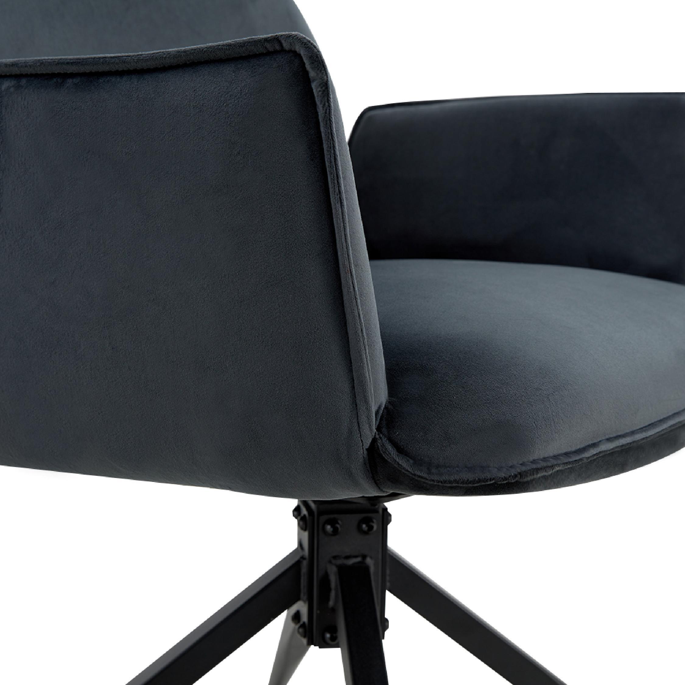 draaibare velvet eetkamerstoelen met armleuning Emmy afbeelding 8