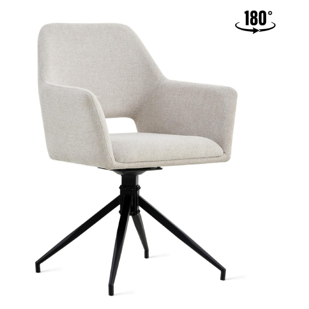 draaibare eetkamerstoelen met armleuningen Savi afbeelding 1