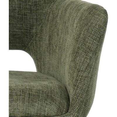 groene draaibare eetkamerstoelen met armleuningen Savi afbeelding 6