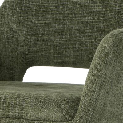 groene draaibare eetkamerstoelen met armleuningen Savi afbeelding 7