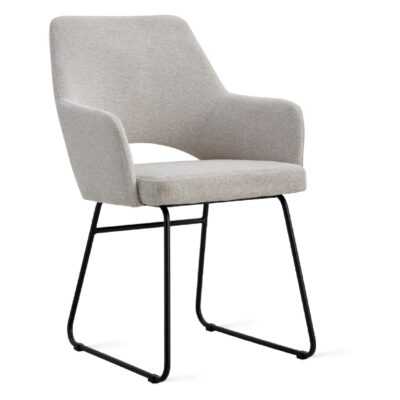 beige linnen eetkamerstoelen Jill afbeelding 3