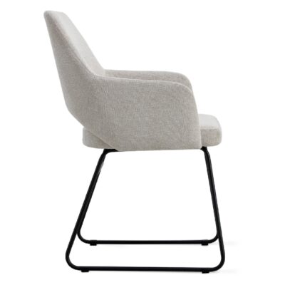 beige linnen eetkamerstoelen Jill afbeelding 1