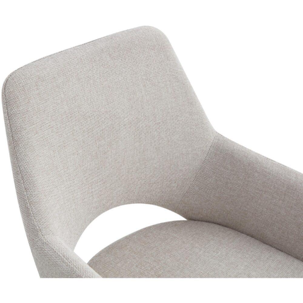 beige linnen eetkamerstoelen Jill afbeelding 5