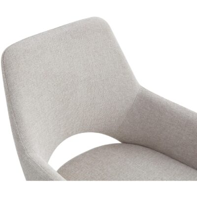 beige linnen eetkamerstoelen Jill afbeelding 5