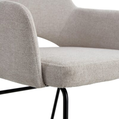 beige linnen eetkamerstoelen Jill afbeelding 4