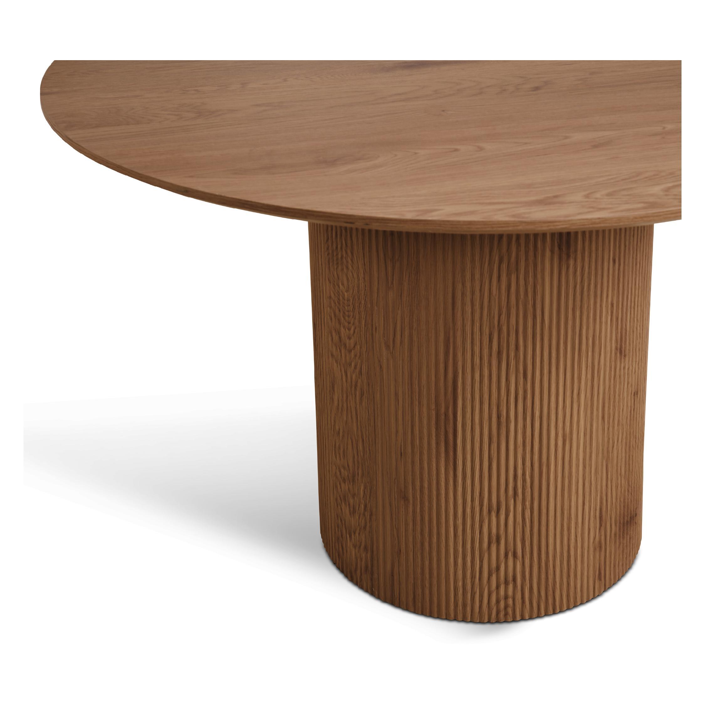 ronde eettafel Fenna 120 cm walnoot afbeelding 3