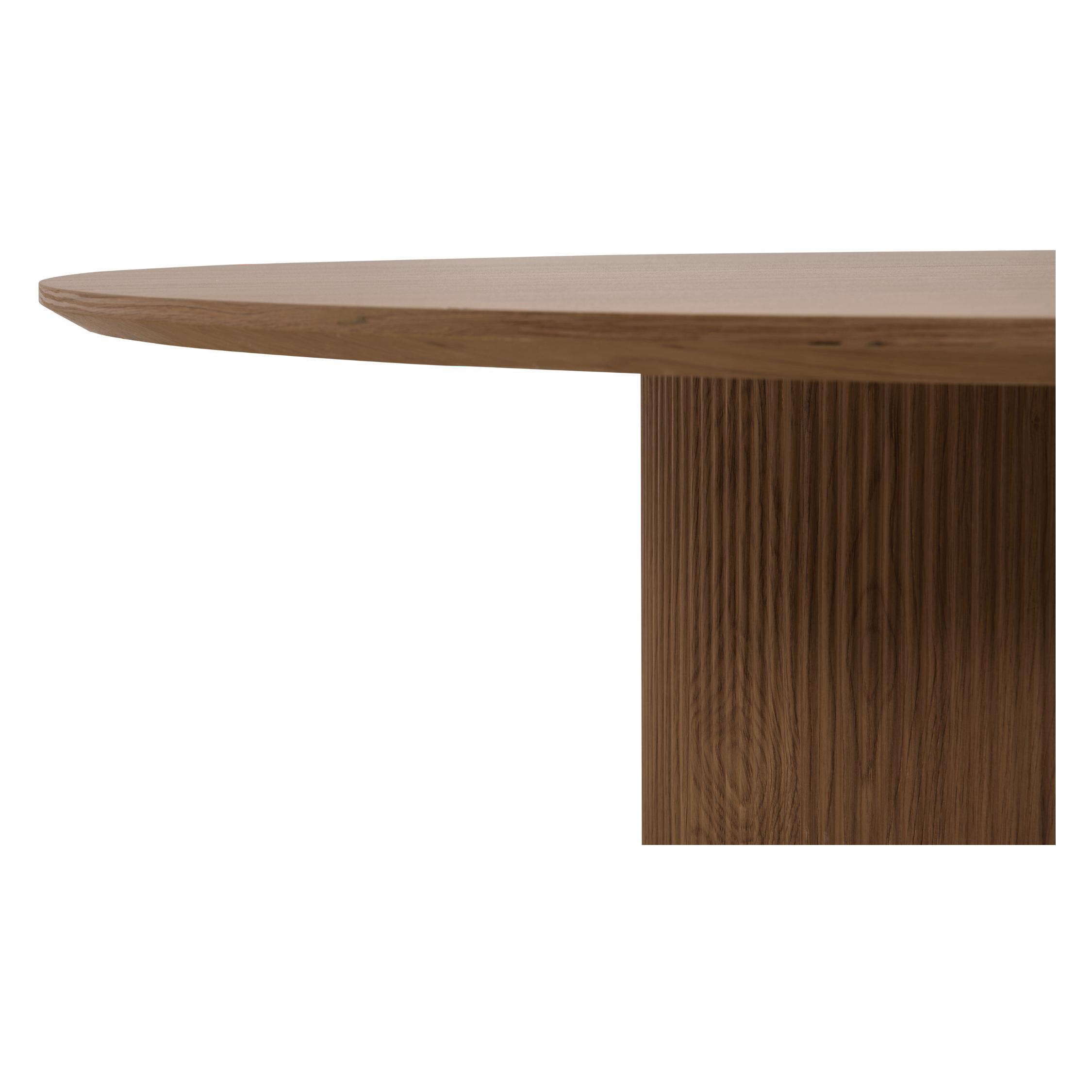 ronde eettafel Fenna 120 cm walnoot afbeelding 2
