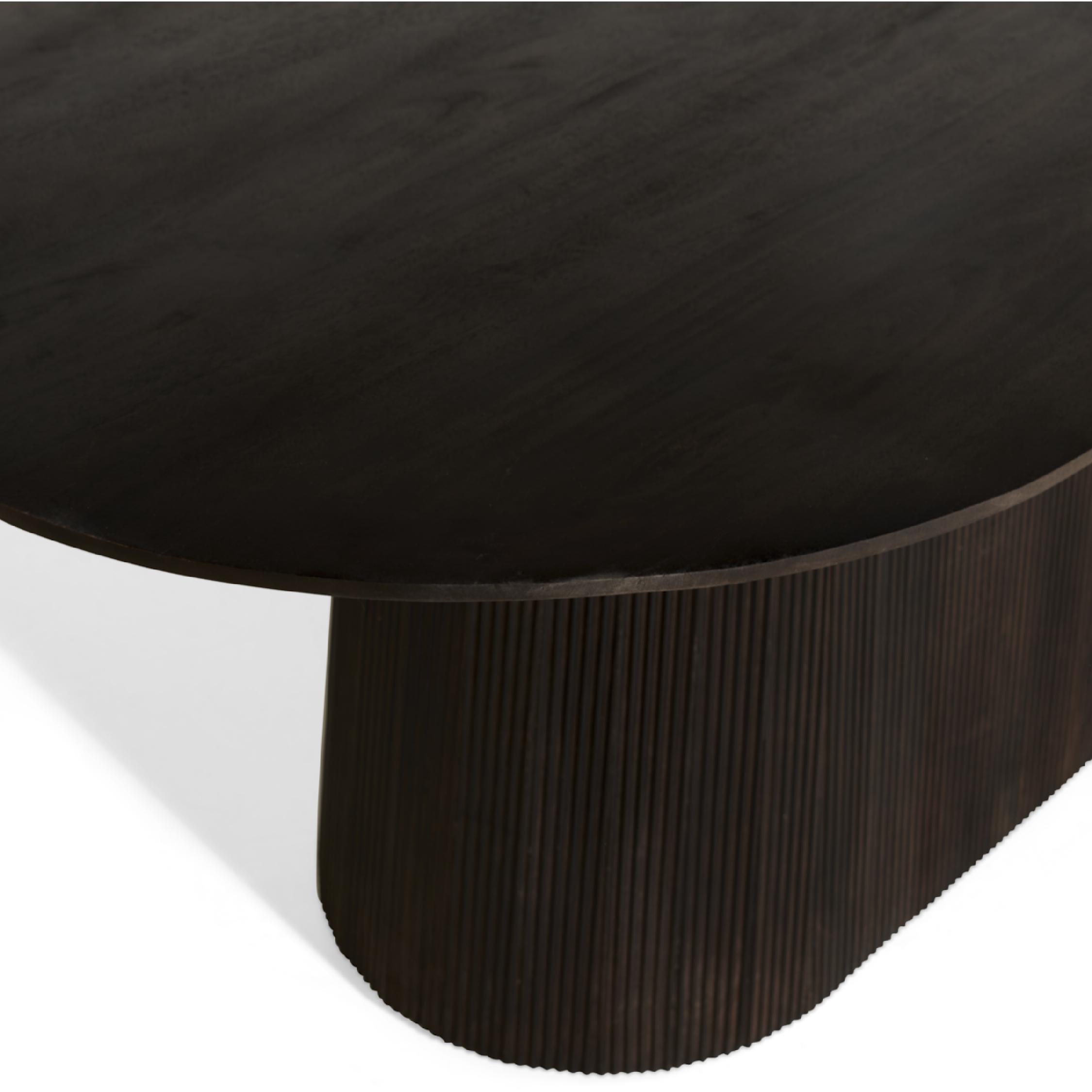 ovale mangohouten eettafel Nala 230 cm afbeelding 5