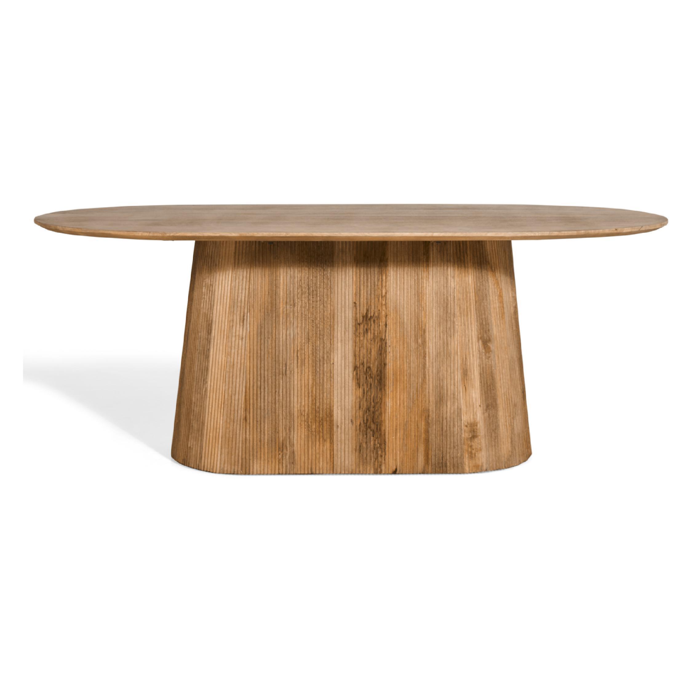 ovale mangohouten eettafel Nala 180 cm afbeelding 2