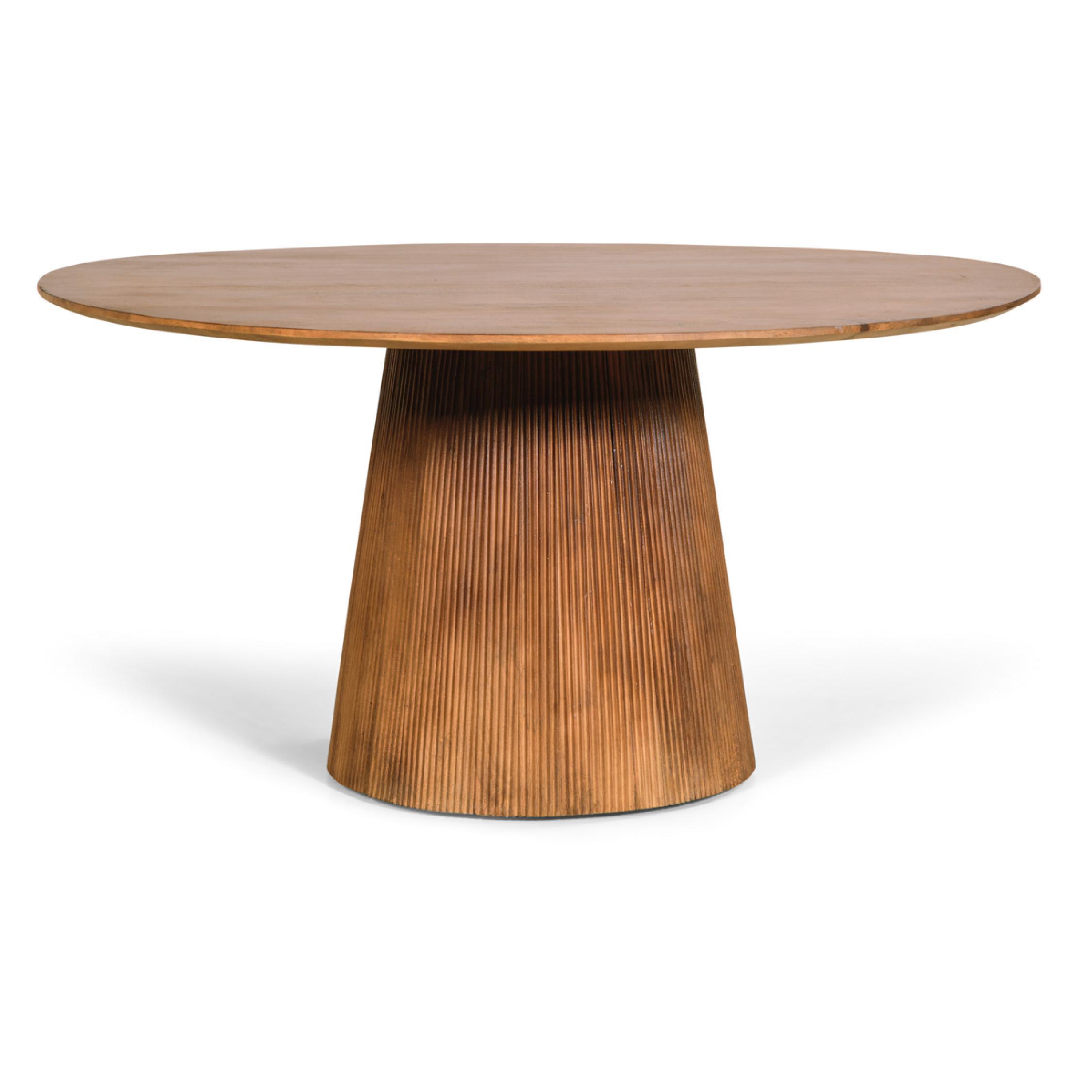 ronde mangohouten eettafel Nala 150 cm afbeelding 1