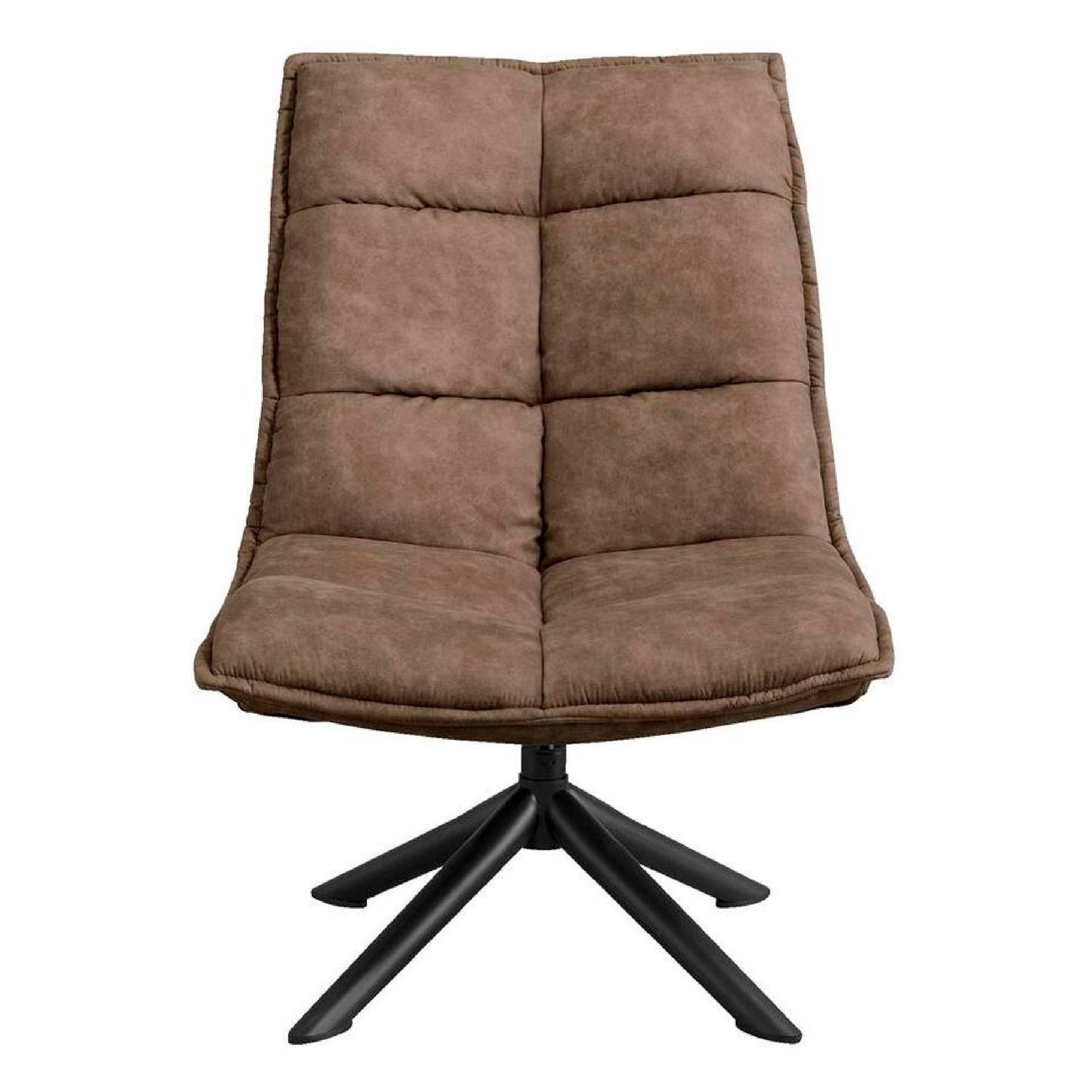 draaifauteuil Liv taupe microleder afbeelding 6