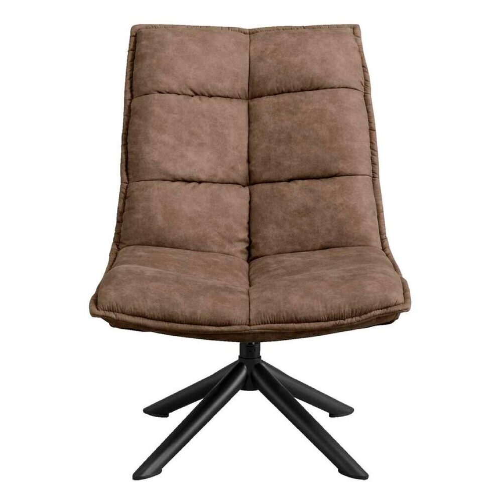 draaifauteuil Liv taupe microleder afbeelding 1