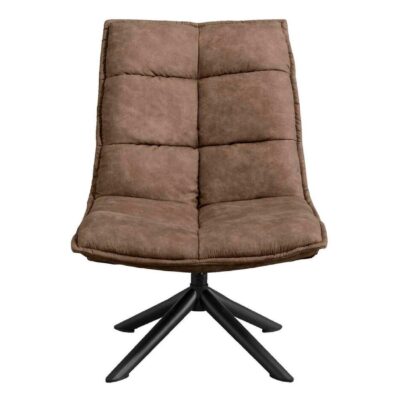 draaifauteuil Liv taupe microleder afbeelding 1