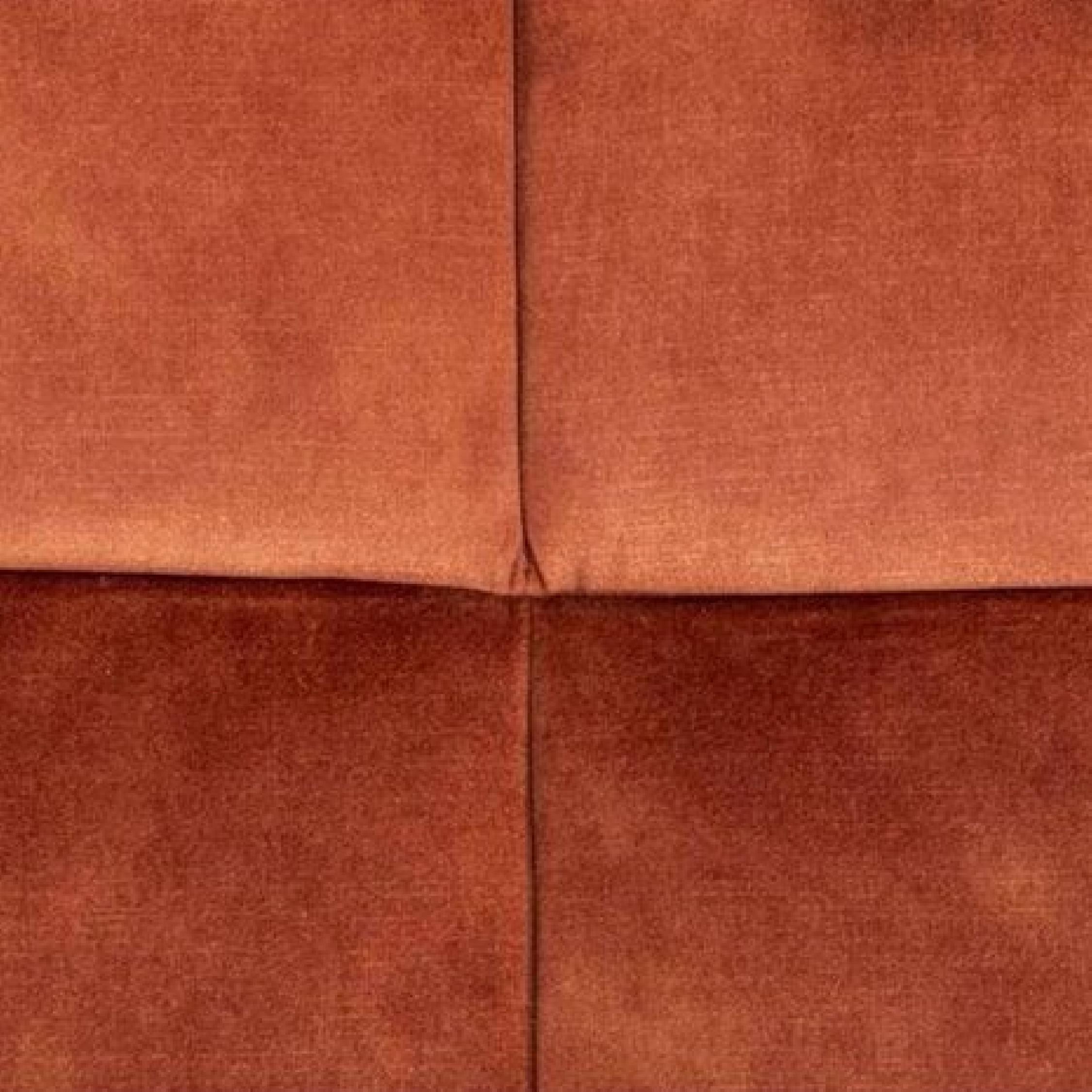 velvet draaifauteuil Liv roest afbeelding 3