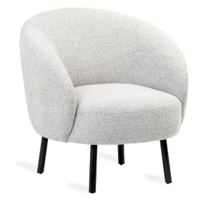 bouclé fauteuil naturel afbeelding 1