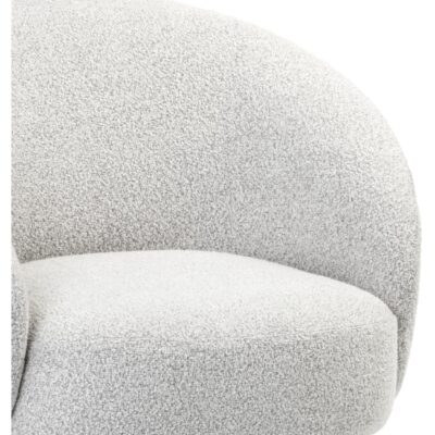 bouclé fauteuil naturel afbeelding 2