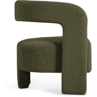 groene retro fauteuil Noor afbeelding 6