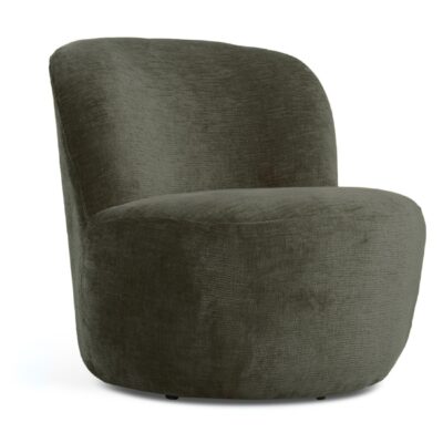groene stoffen fauteuil Ember afbeelding 1