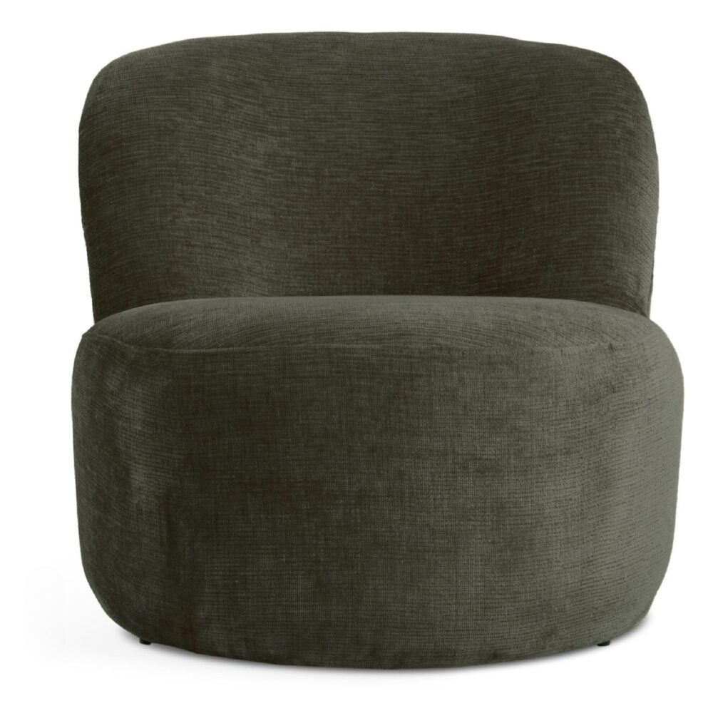 groene stoffen fauteuil Ember afbeelding 2