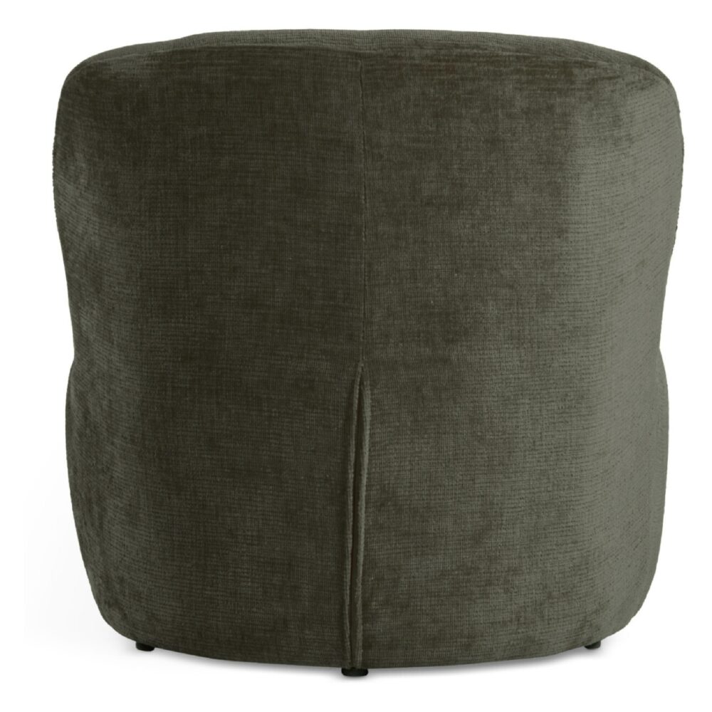 groene stoffen fauteuil Ember afbeelding 4