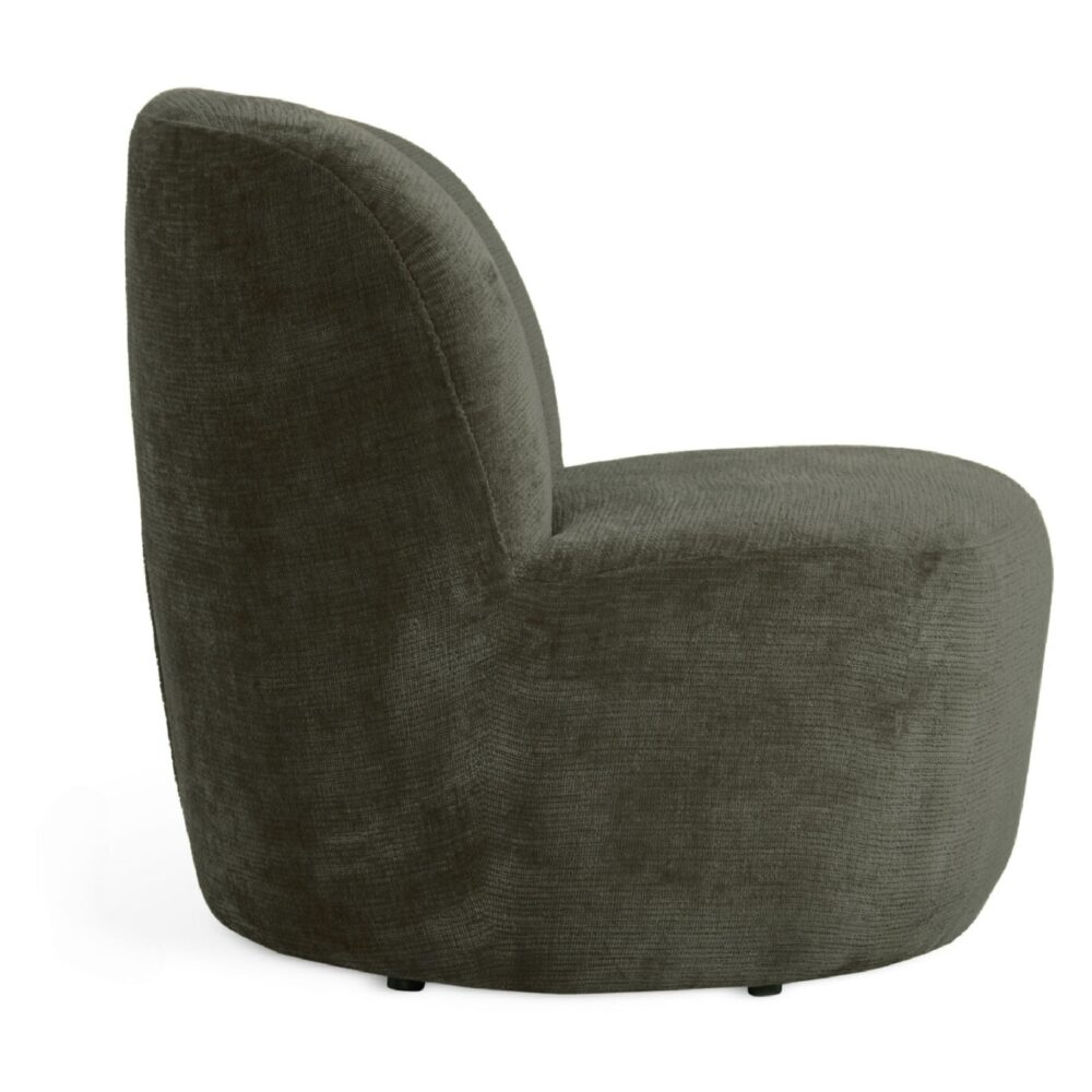 groene stoffen fauteuil Ember afbeelding 3