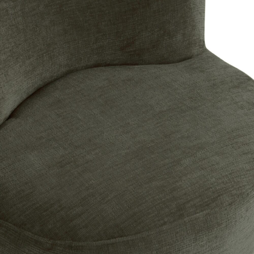 groene stoffen fauteuil Ember afbeelding 6