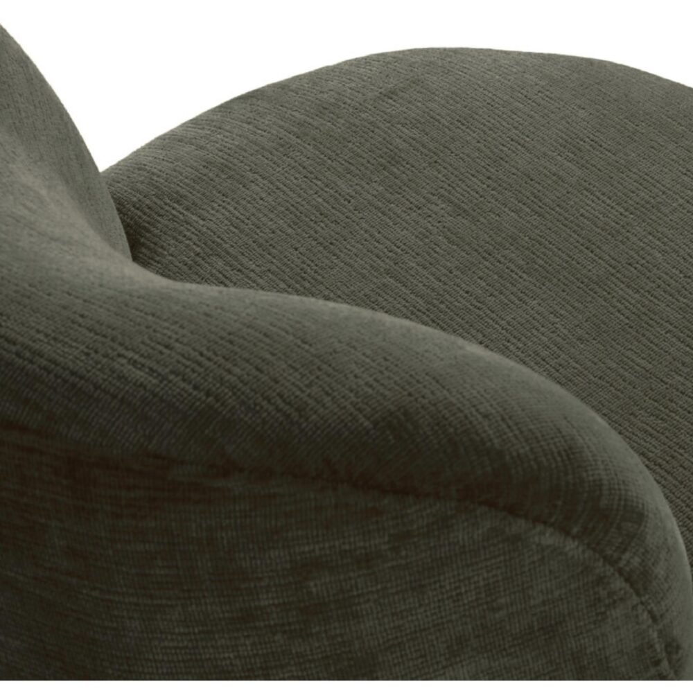 groene stoffen fauteuil Ember afbeelding 5