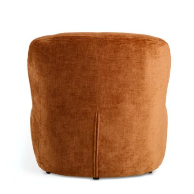 stoffen lounge fauteuil Ember terracotta afbeelding 4