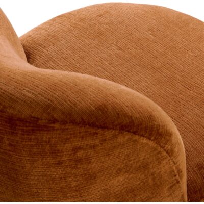 stoffen lounge fauteuil Ember terracotta afbeelding 6
