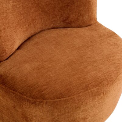 stoffen lounge fauteuil Ember terracotta afbeelding 5