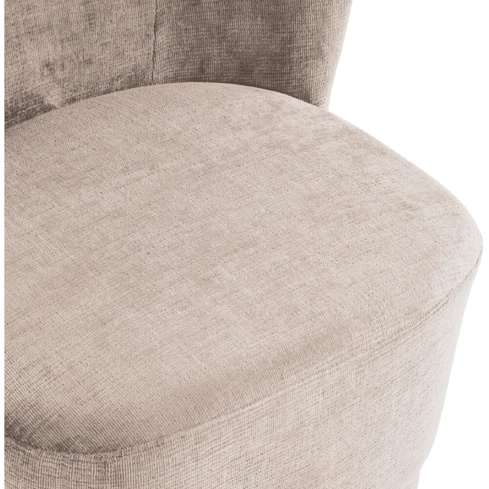 retro design fauteuil Kjell beige afbeelding 6