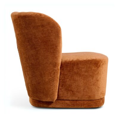 retro terracotta fauteuil Kjell afbeelding 4