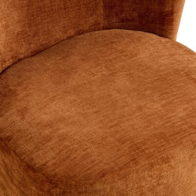 retro terracotta fauteuil Kjell afbeelding 6