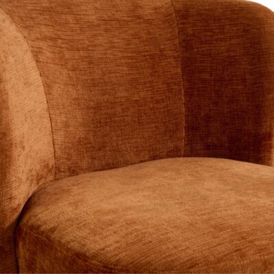 retro terracotta fauteuil Kjell afbeelding 5