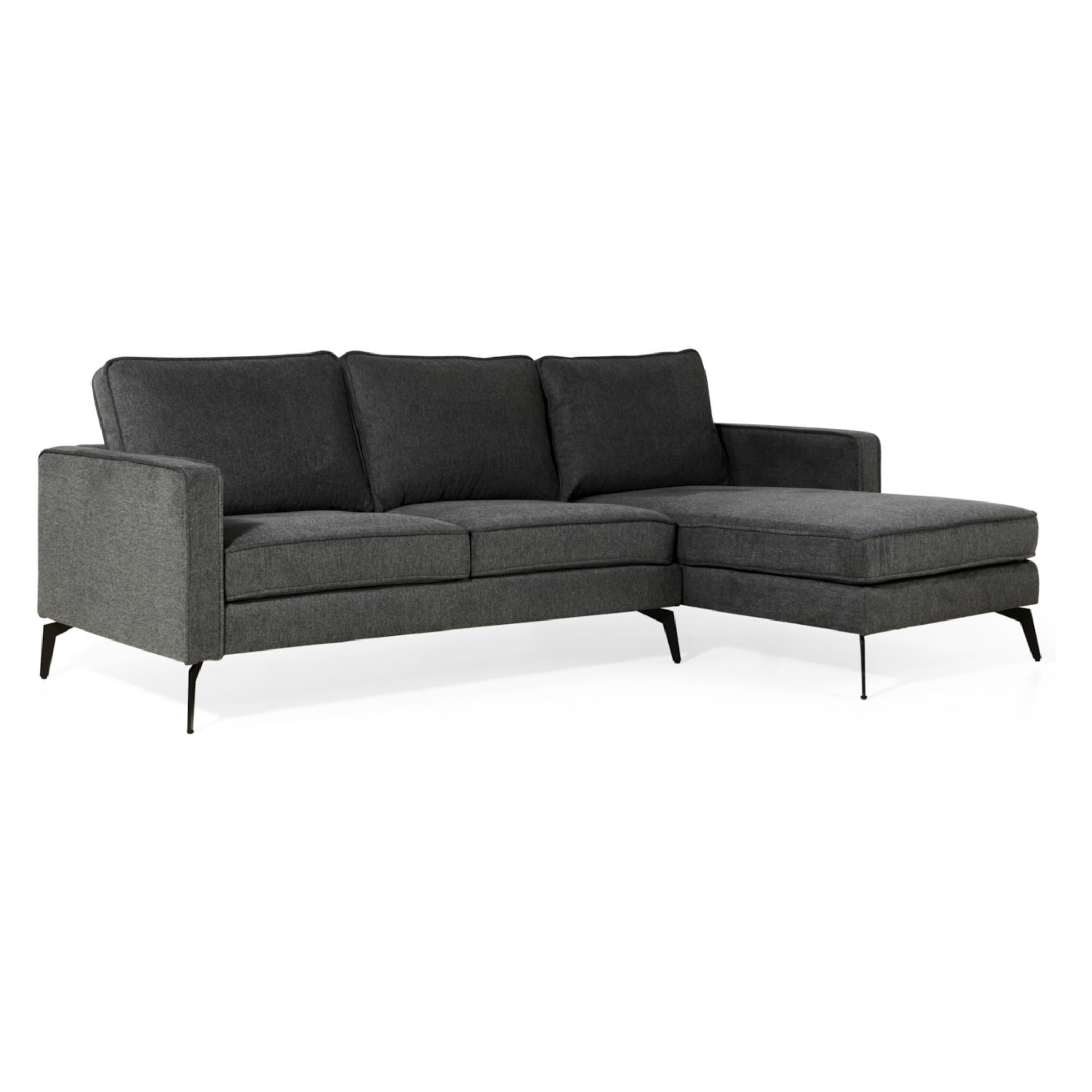 linnen hoekbank Lenne antraciet afbeelding 1
