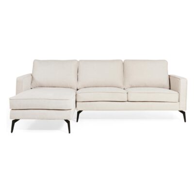 beige linnen hoekbank Lenne afbeelding 2