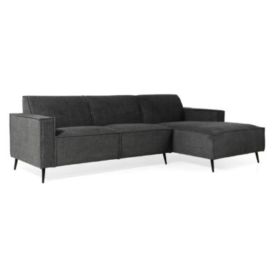 linnen hoekbank Cavik antraciet links afbeelding 3