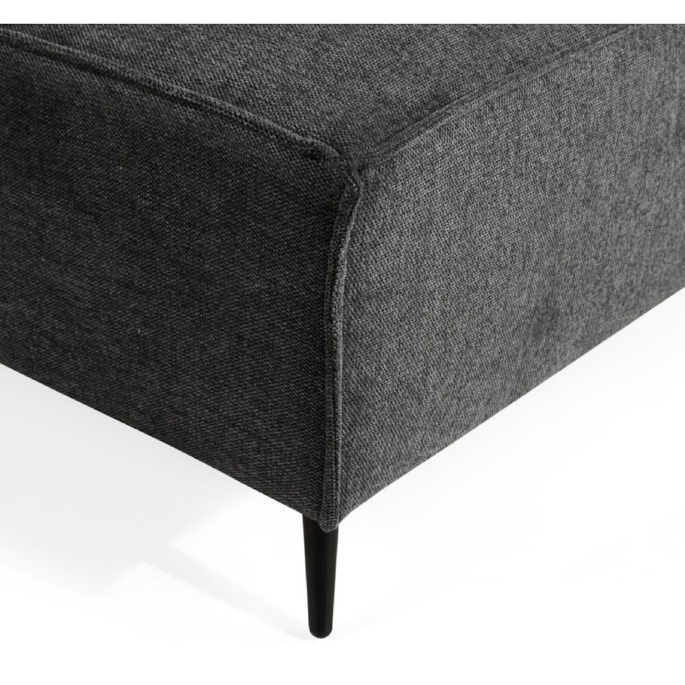 linnen hoekbank Cavik antraciet links afbeelding 4