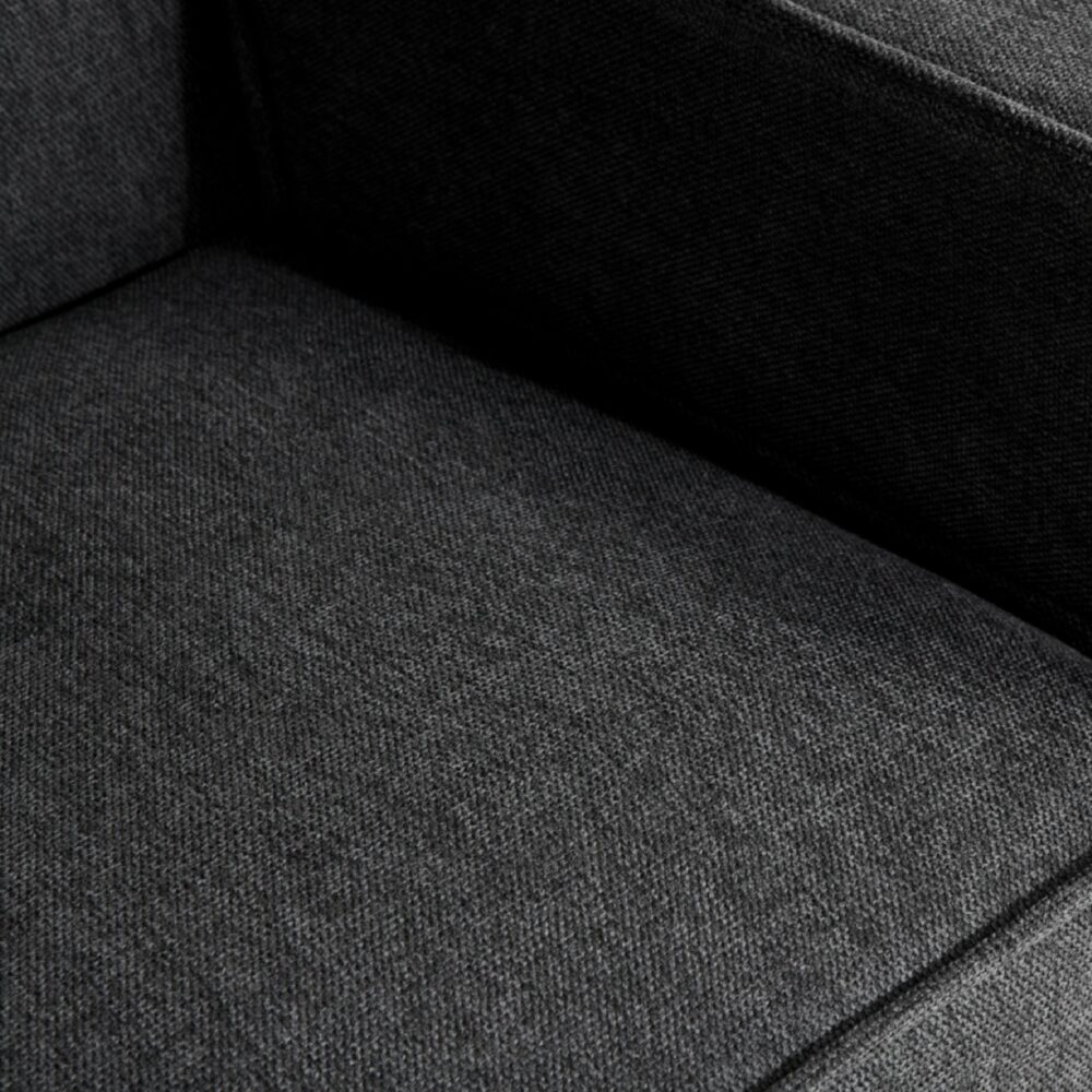 linnen hoekbank Cavik antraciet afbeelding 4