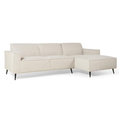 beige linnen hoekbank Cavik rechts afbeelding 1