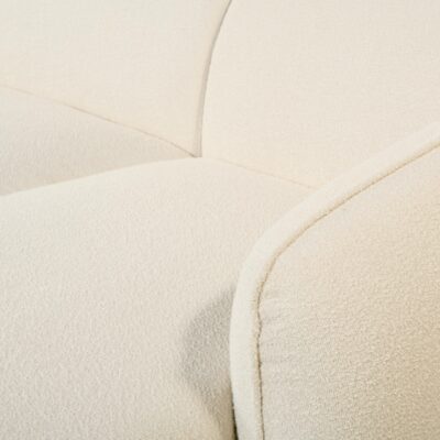 beige bouclé hoekbank Elna afbeelding 7