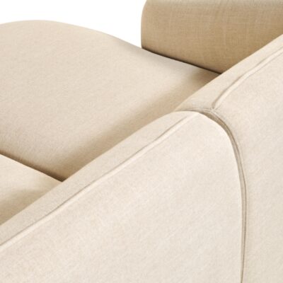 beige hoekbank Elna met chaise longue links afbeelding 9