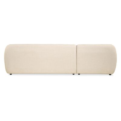 beige hoekbank Elna met chaise longue rechts afbeelding 4