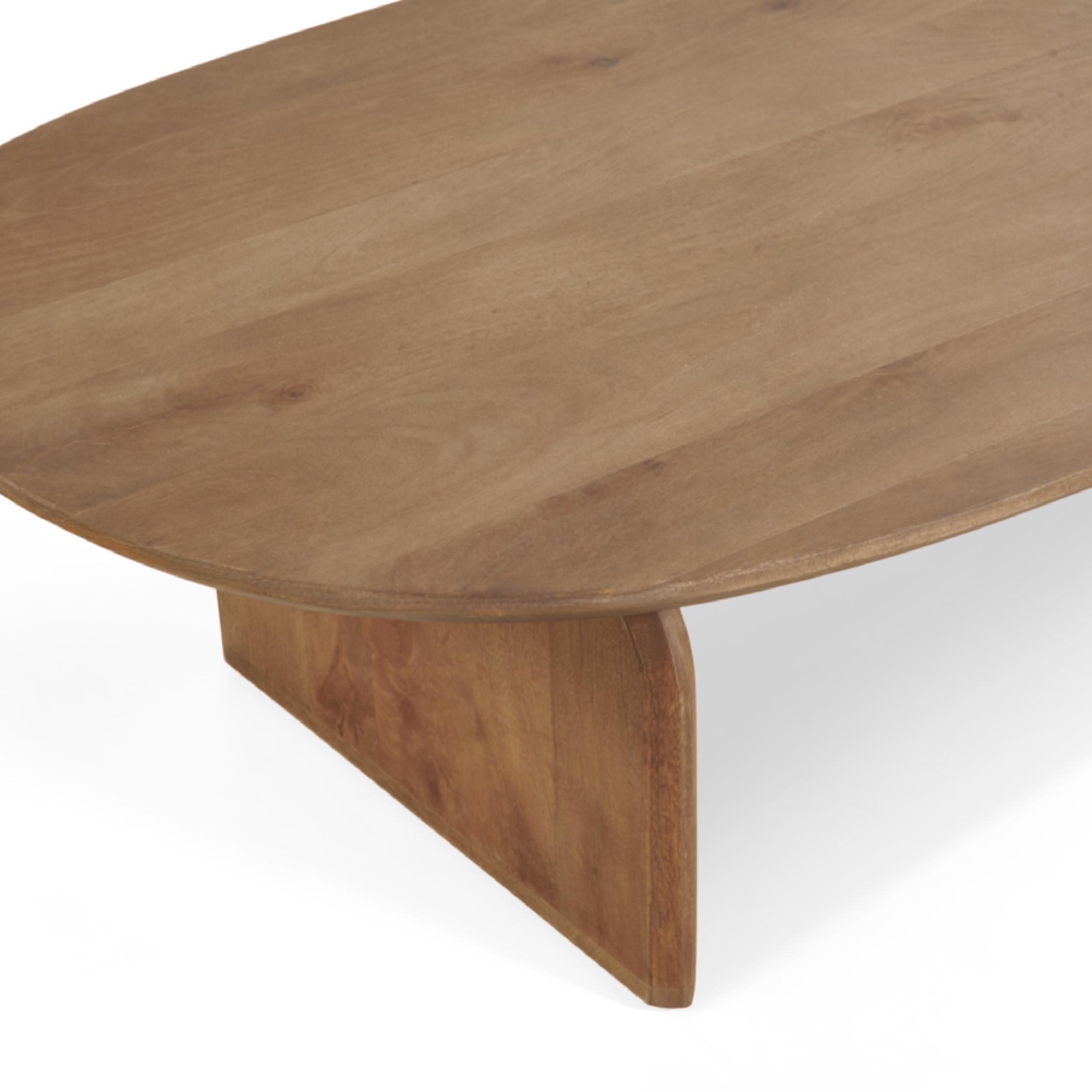 organische mangohouten salontafel Eira afbeelding 6